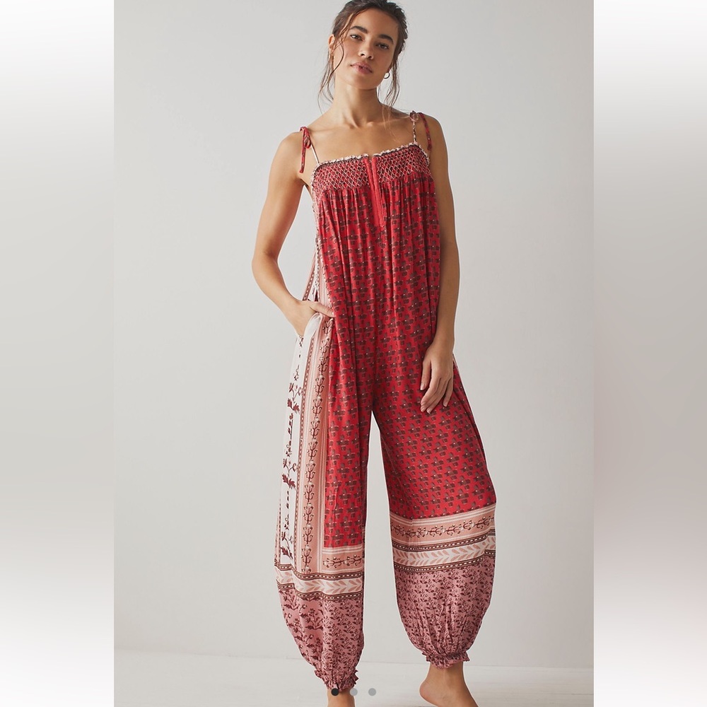 Free People Run the World Maxi Romper
